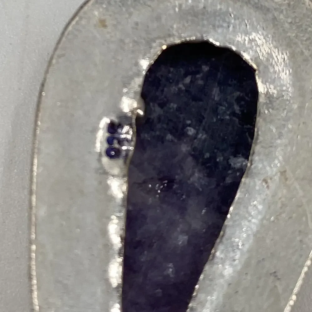 Amethyst sterling silver pendant